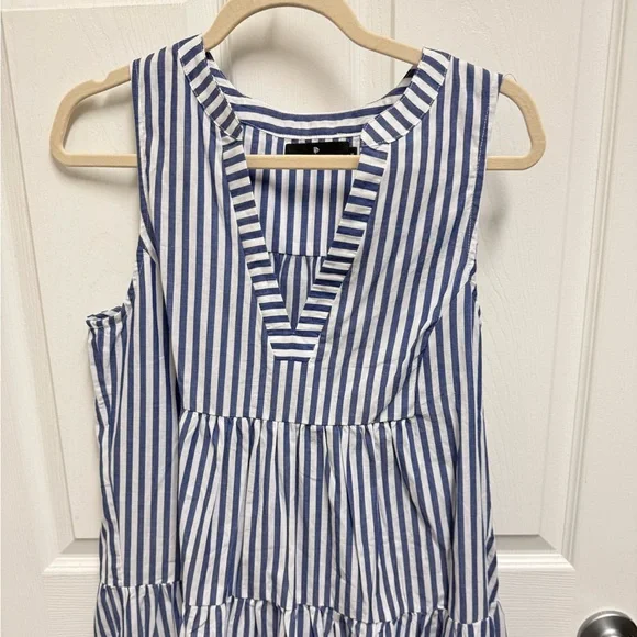 Pomander Place Striped Tank Dress - Picture 2 of 9